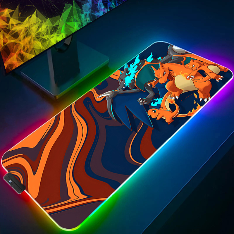 Rgb Mousepad - LED Light Desk Mat XXL Computer