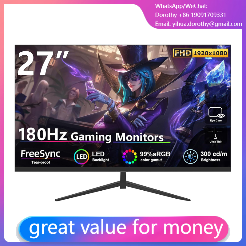 Pc Gaming Game - 27 Inch Ultra-Thin IPS LCD Gaming