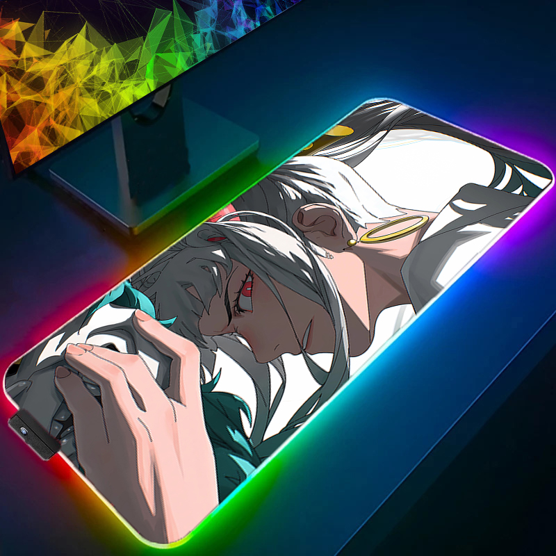 RGB LED Mouse Pad Office Desk  - Rgb Mousepad 评论和价格