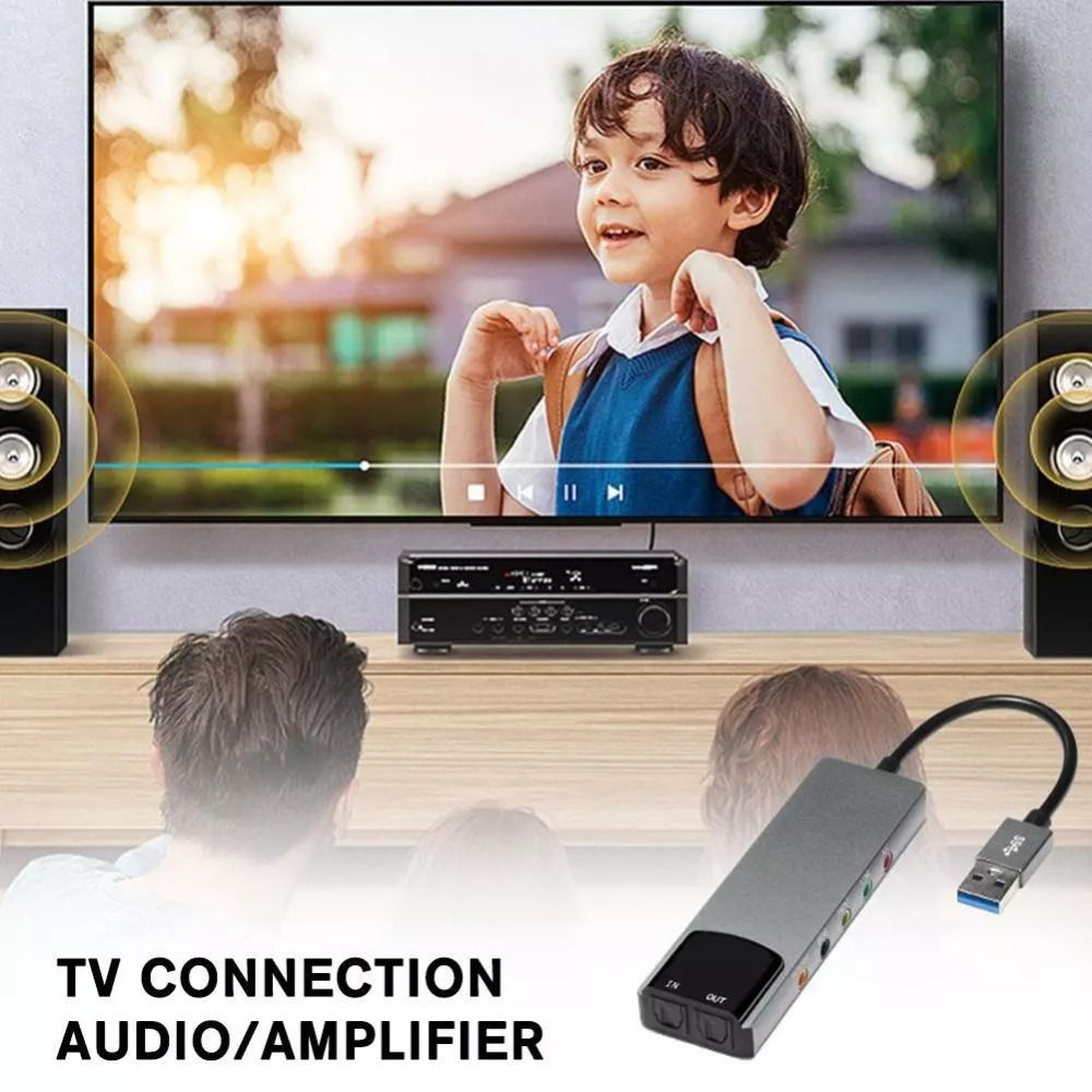 New USB Sound Card 7.1 5.1 Cha - Pc Gaming Game 评论和价格