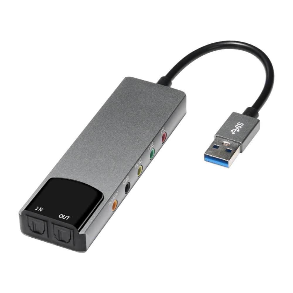 New USB Sound Card 7.1 5.1 Cha - Pc Gaming Game 评论和价格