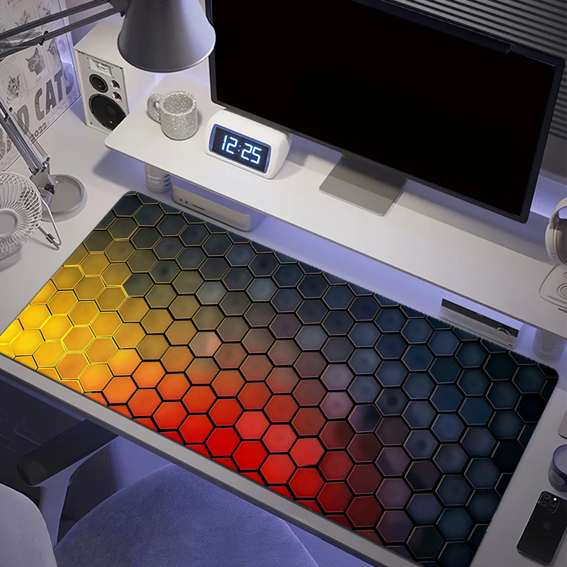 Honeycomb Series Mouse Pad Lar - Gaming Desk Mat 评论和价格
