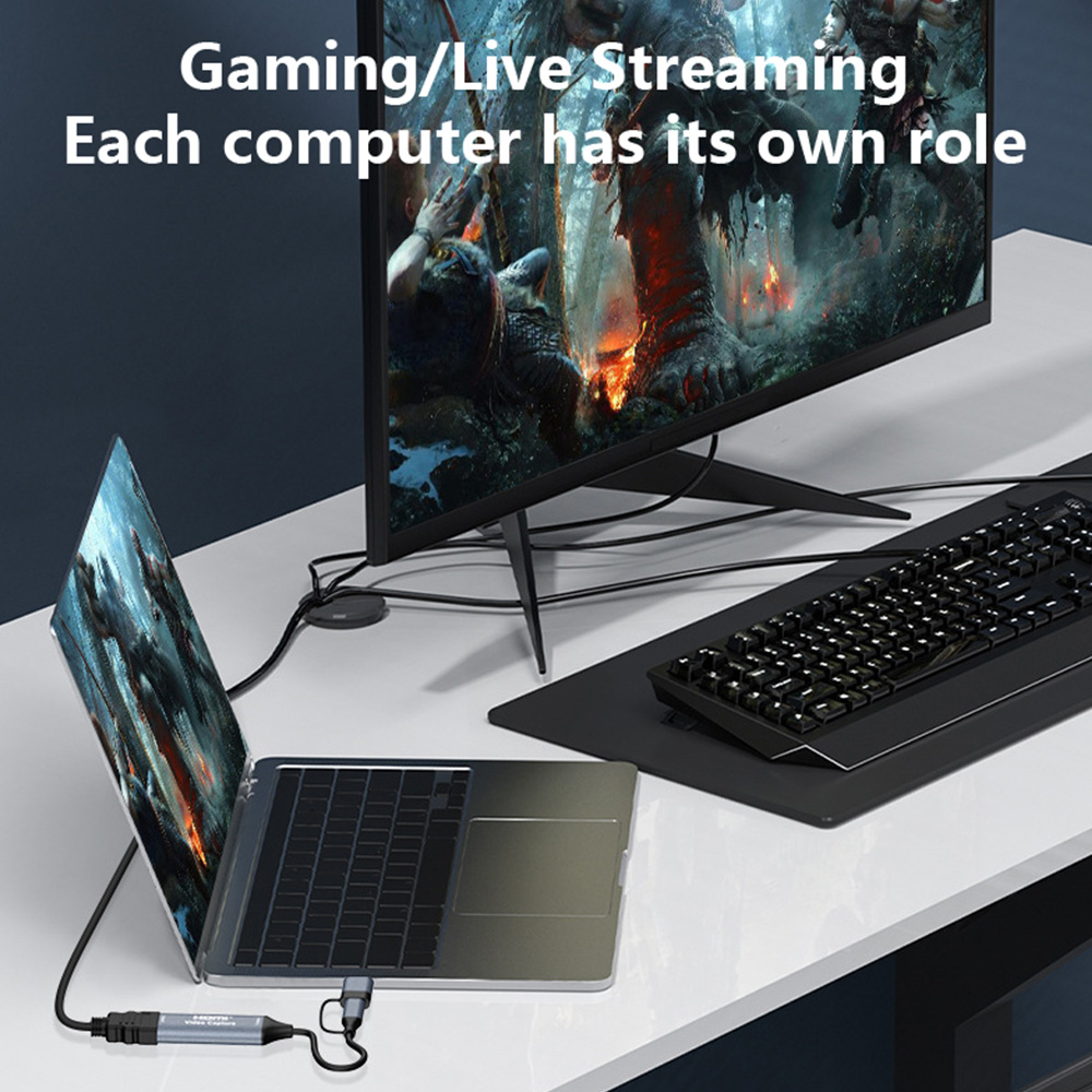 4K 2 in 1 USB 2.0 Video Captur - Pc Gaming Game 评论和价格