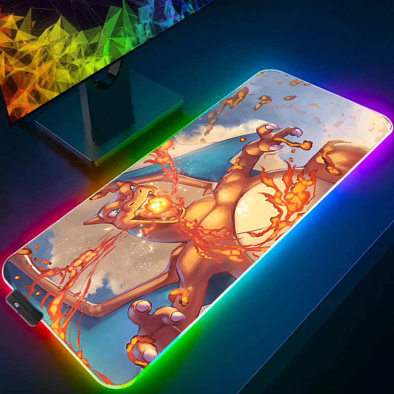 LED Light Desk Mat XXL Compute - Rgb Mousepad 评论和价格