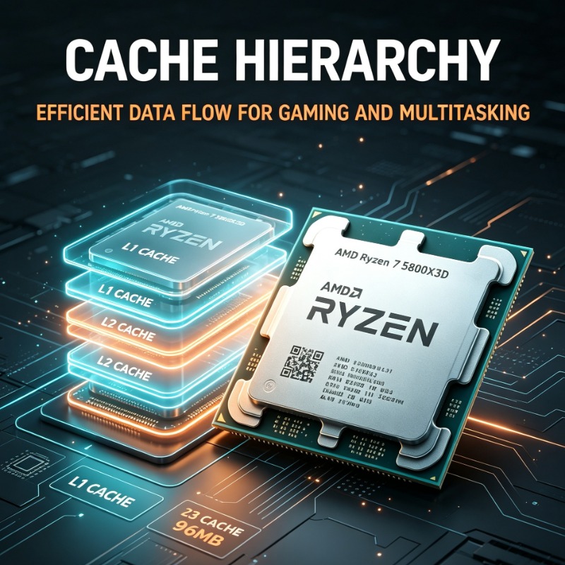 Ryzen 7 5800X3D PC Gaming Proc - Pc Gaming Ddr4 评论和价格