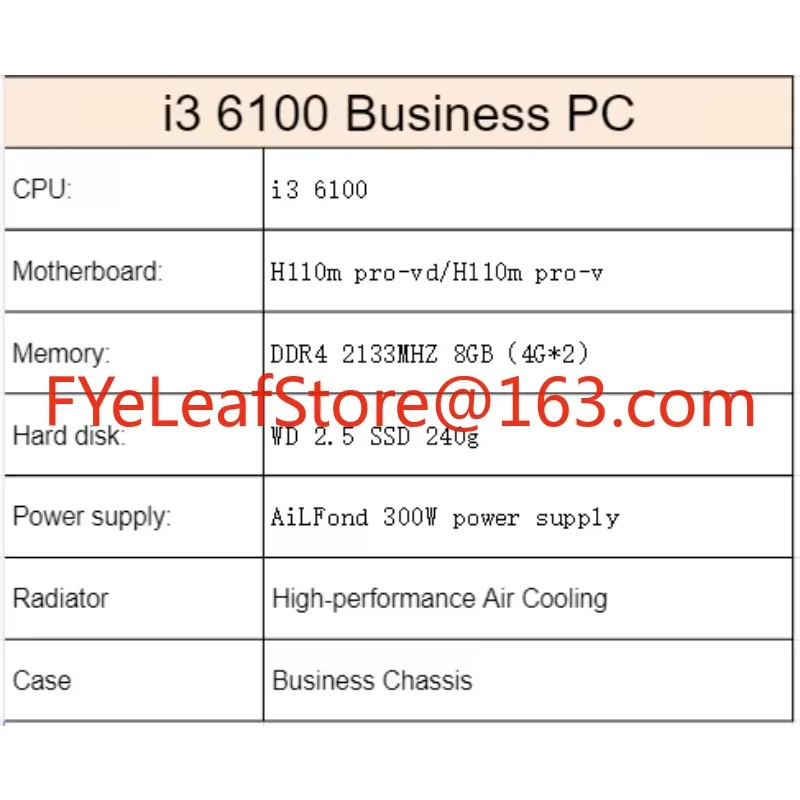 i3 6100  full gaming pc custom - Pc Gaming I3 评论和价格