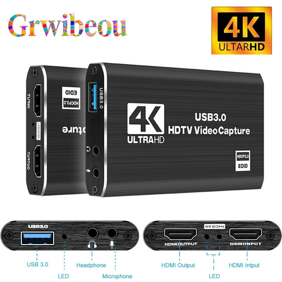4K USB 3.0 Video Capture Card  - Pc Gaming Game 评论和价格