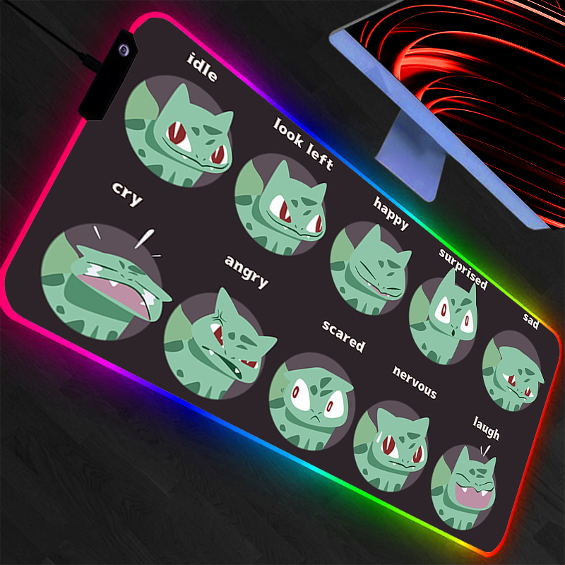Pokemon Pikachu LED Mouse Pad  - Rgb Mousepad 评论和价格