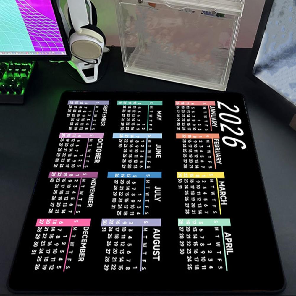 2026 Calendar Mouse Pad Waterp - Gaming Desk Mat 评论和价格