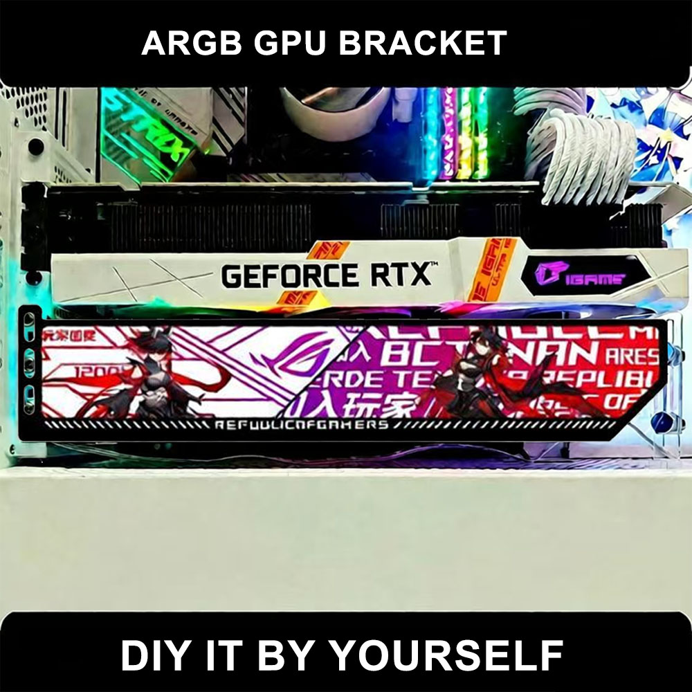 Customize RGB VGA Holder 5V/12 - Pc Gaming Msi 评论和价格