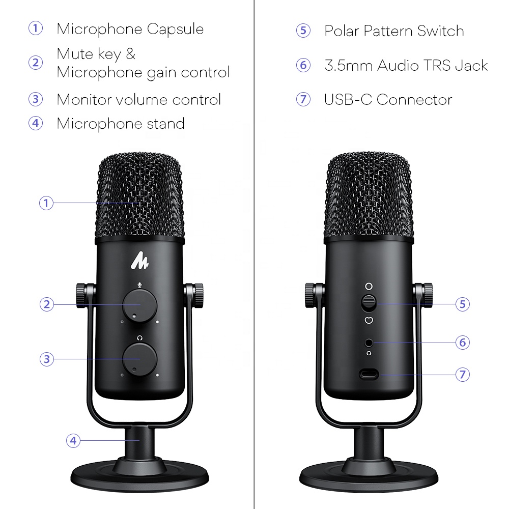 MAONO USB to Type C PC Studio  - Pc Gaming Game 评论和价格