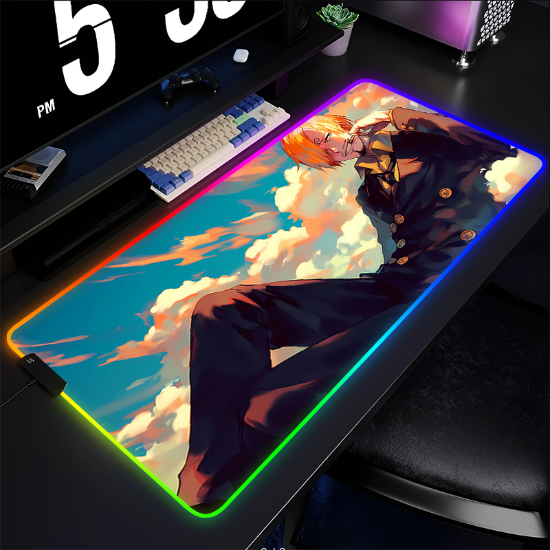 RGB Anime Mouse pad one piece  - Rgb Mousepad 评论和价格