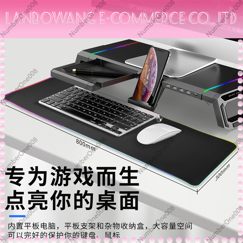 RGB Gaming Mouse Pad with Moni - Rgb Mousepad 评论和价格