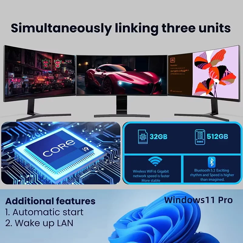 2026 Mini PC Intel Core i9 109 - Pc Gaming I3 评论和价格