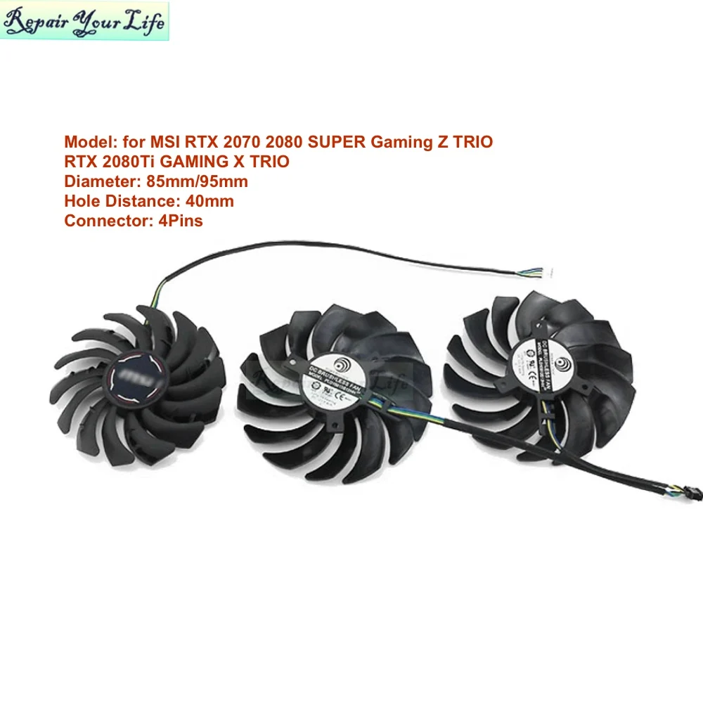 PC VGA Cooling Fan for MSI RTX - Pc Gaming Msi 评论和价格