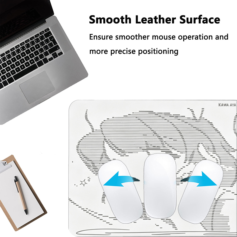 1Pcs Leather Mouse Pad Anime A - Gaming Desk Mat 评论和价格